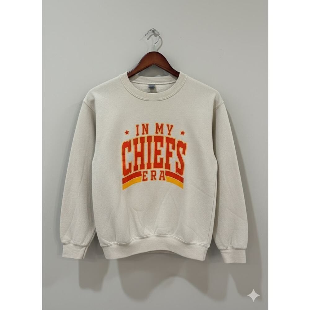 Taylor Swift Travis Kelce KC Kansas City Chiefs In My Chiefs Era Sweatshirt S